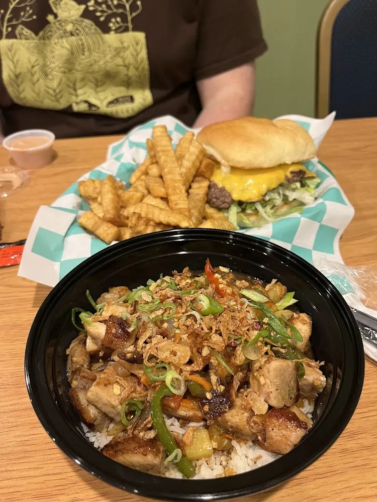 Wok Your Way and Classic Cheeseburger